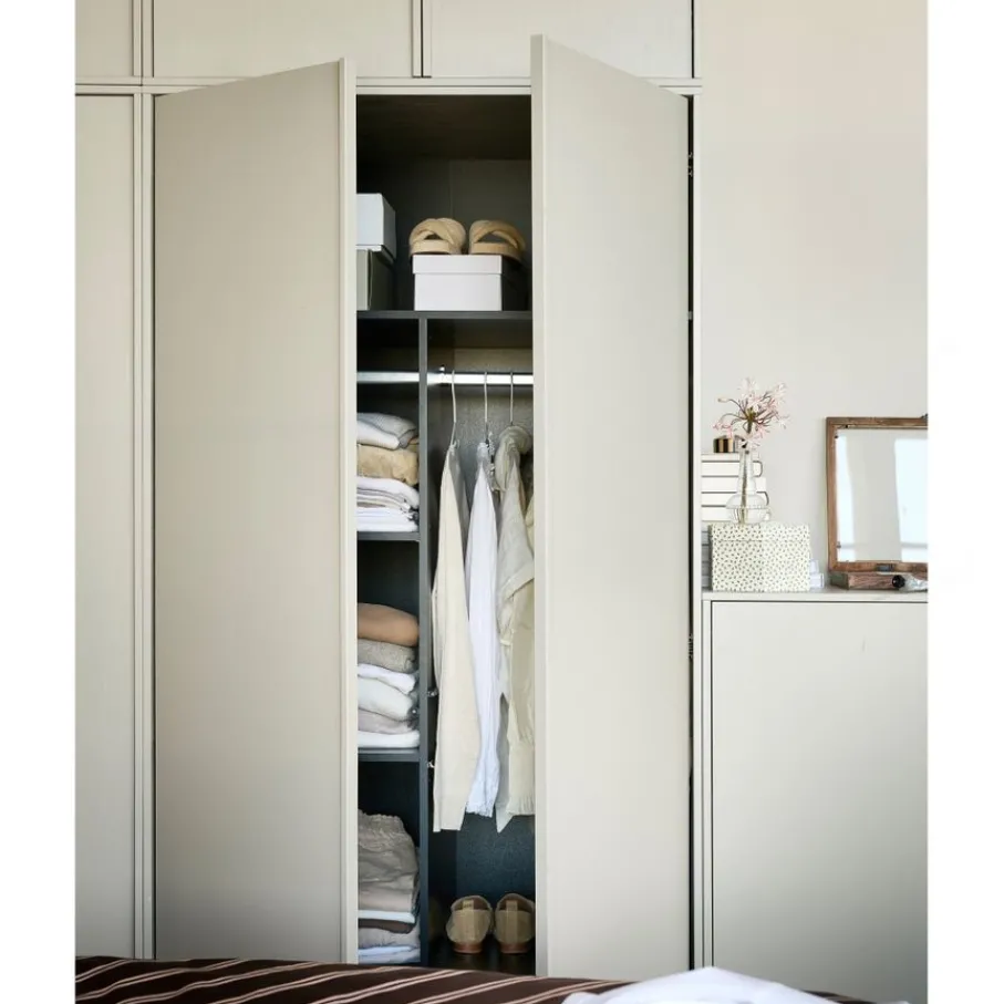 Kledingkasten<VTwonen Kast Daily Greige - 100x200x58 cm