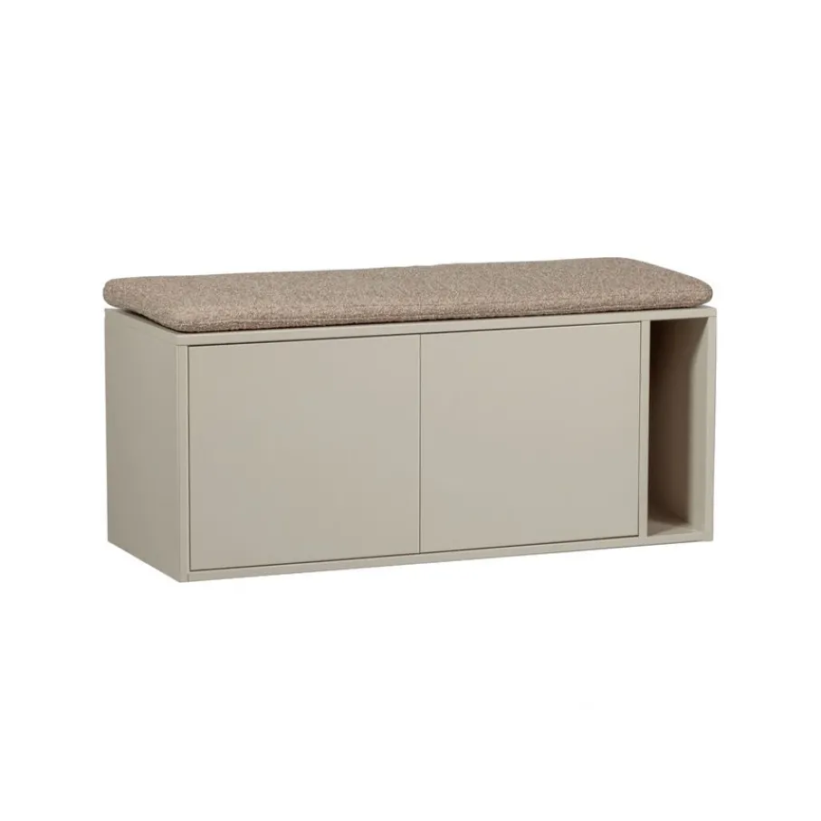 Opbergkasten<VTwonen Kistbank Settle Down Dust - 108x50x44 cm