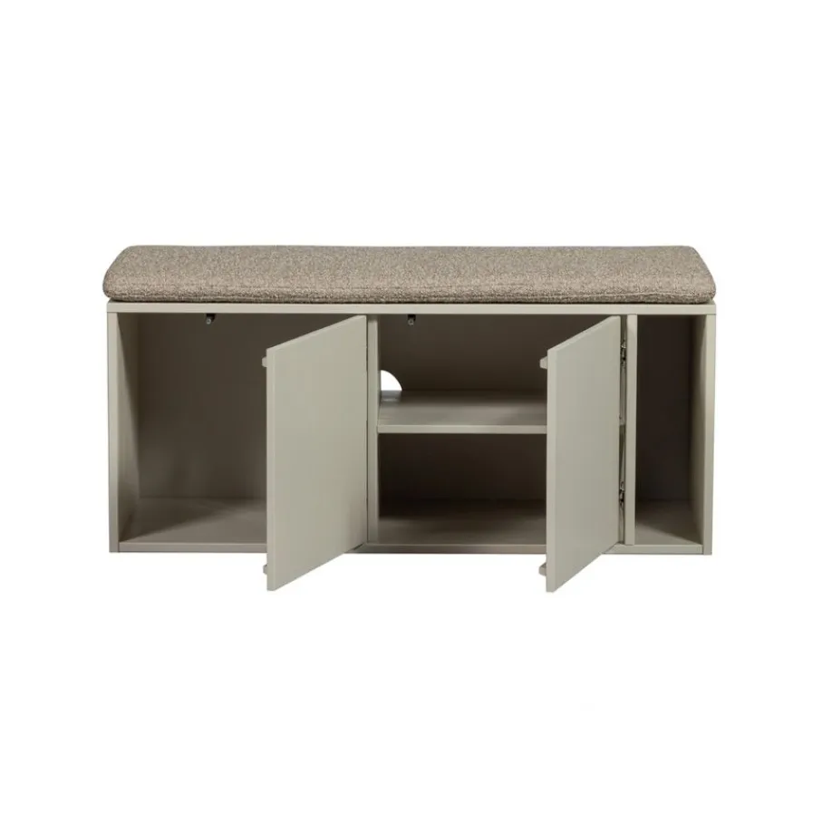 Opbergkasten<VTwonen Kistbank Settle Down Dust - 108x50x44 cm