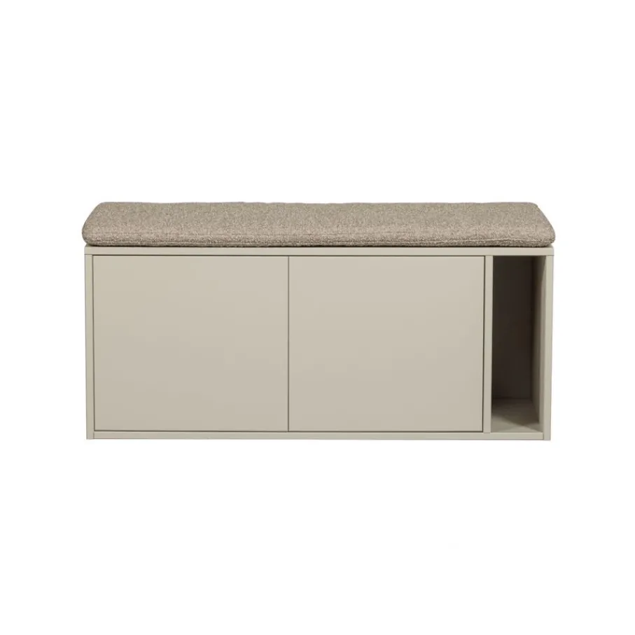 Opbergkasten<VTwonen Kistbank Settle Down Dust - 108x50x44 cm