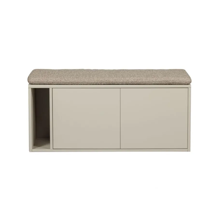 Opbergkasten<VTwonen Kistbank Settle Down Dust - 108x50x44 cm
