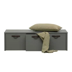Opbergkasten<VTwonen Kistbank Stage Groen - 120x36x50 cm
