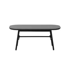Salontafels<VTwonen Salontafel Elegance Zwart - 100x60 cm