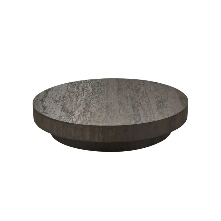 Salontafels<VTwonen Salontafel Shield Too Donkerbruin - Ø 100 cm