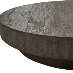 Salontafels<VTwonen Salontafel Shield Too Donkerbruin - Ø 100 cm