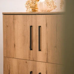 Wandkasten< Wandkast Batenburg Naturel - 120x150x45 cm
