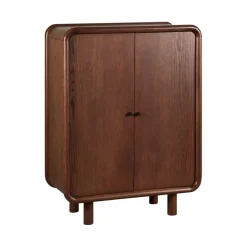 Wandkasten< Wandkast Boogie Donkerbruin - 90x120x43 cm