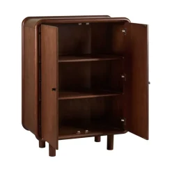 Wandkasten< Wandkast Boogie Donkerbruin - 90x120x43 cm