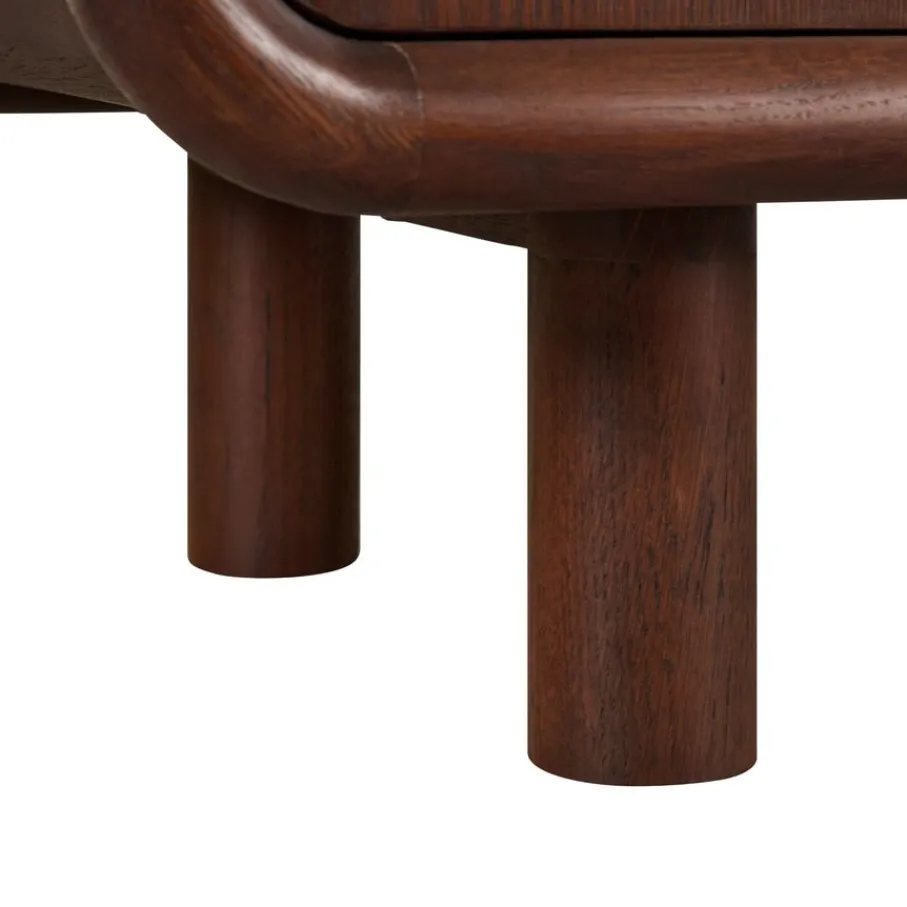 Wandkasten< Wandkast Boogie Donkerbruin - 90x120x43 cm