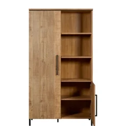 Wandkasten< Wandkast Culemborg Naturel - 109x200x45 cm