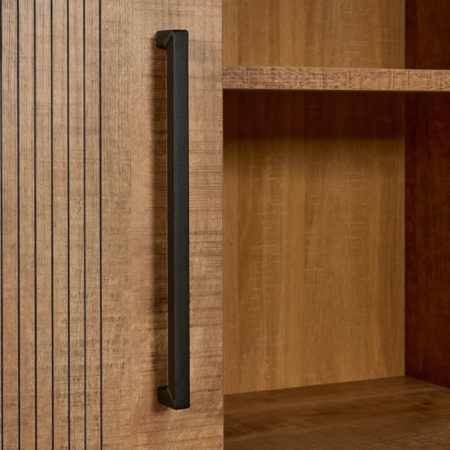 Wandkasten< Wandkast Culemborg Naturel - 109x200x45 cm