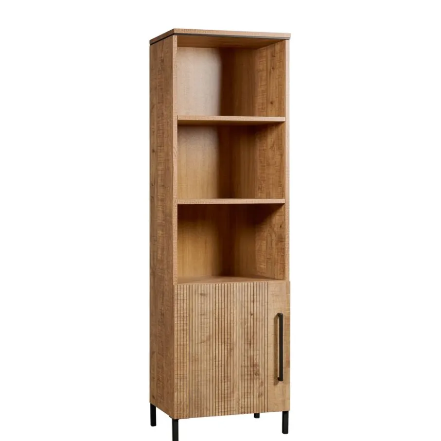 Wandkasten< Wandkast Culemborg Naturel - 60x200x45 cm