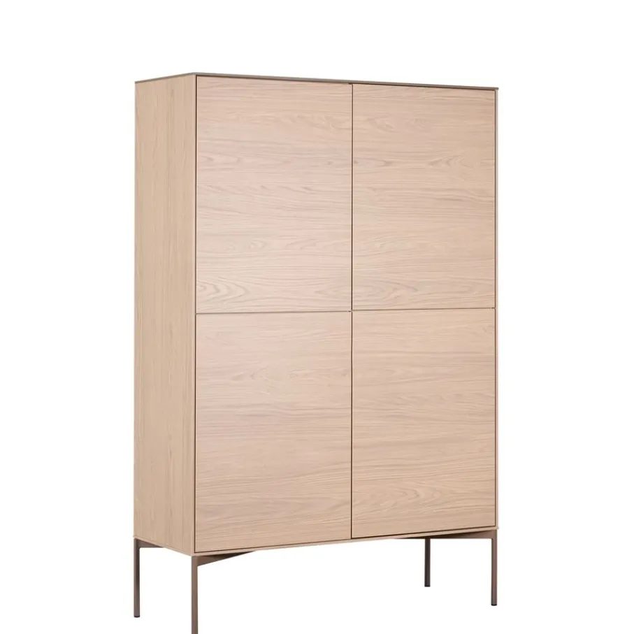 Wandkasten< Wandkast Fado Naturel - 110x170x42 cm