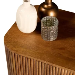Wandkasten< Wandkast Rego Bruin - 90x100x40 cm