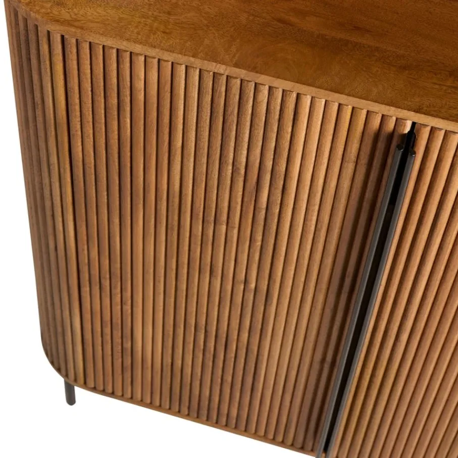 Wandkasten< Wandkast Rego Bruin - 90x100x40 cm