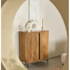 Wandkasten< Wandkast Rego Bruin - 90x100x40 cm