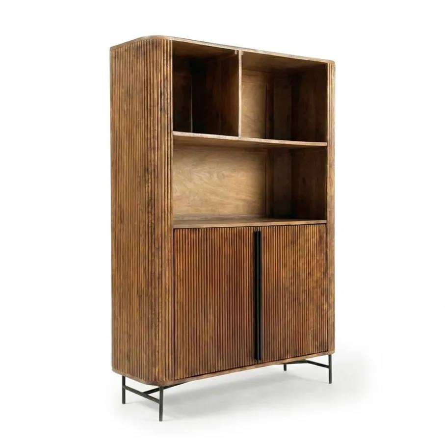 Buffetkasten|Wandkasten< Wandkast Rego Bruin - 110x150x40 cm