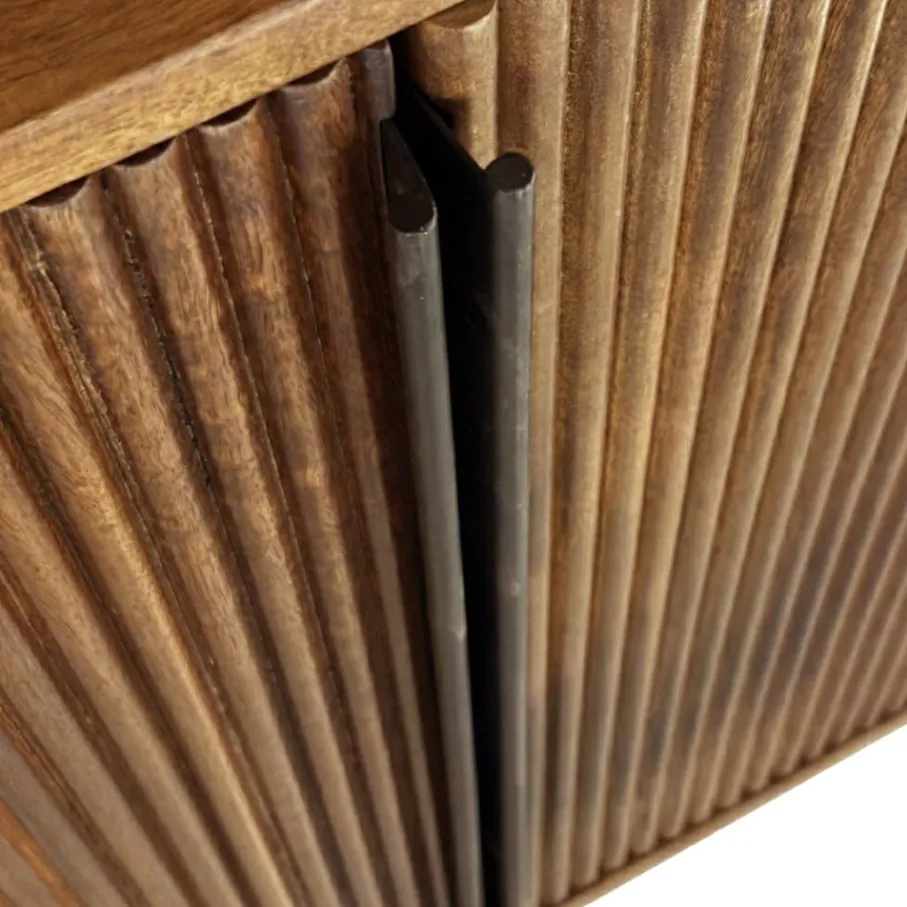 Buffetkasten|Wandkasten< Wandkast Rego Bruin - 110x150x40 cm