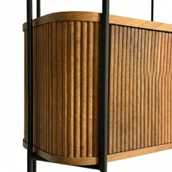 Boekenkasten|Wandkasten< Wandkast Rego Bruin - 210x210x39 cm