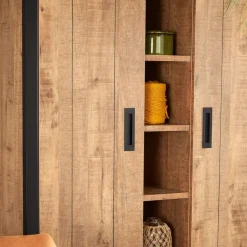 Wandkasten< Wandkast Tilburg Naturel - 120x170x45 cm
