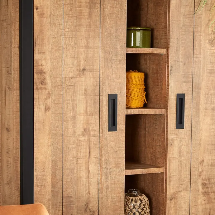 Wandkasten< Wandkast Tilburg Naturel - 120x170x45 cm