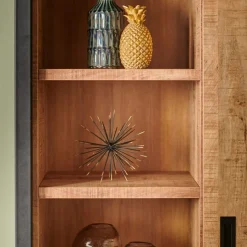 Wandkasten< Wandkast Tilburg Naturel - 109x190x45 cm