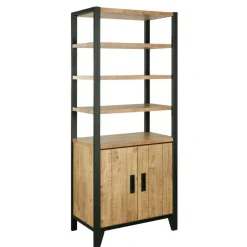 Boekenkasten|Wandkasten< Wandkast Tilburg Naturel - 82x200x45 cm