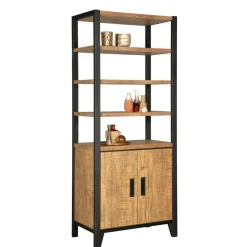Boekenkasten|Wandkasten< Wandkast Tilburg Naturel - 82x200x45 cm