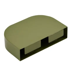 Wandrekken & Planken< Wandplank Disk Groen - 30x20 cm