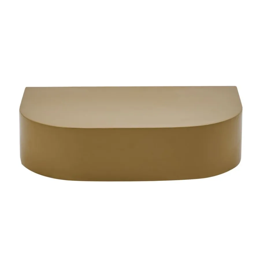 Wandrekken & Planken< Wandplank Disk Mosterd - 30x20 cm