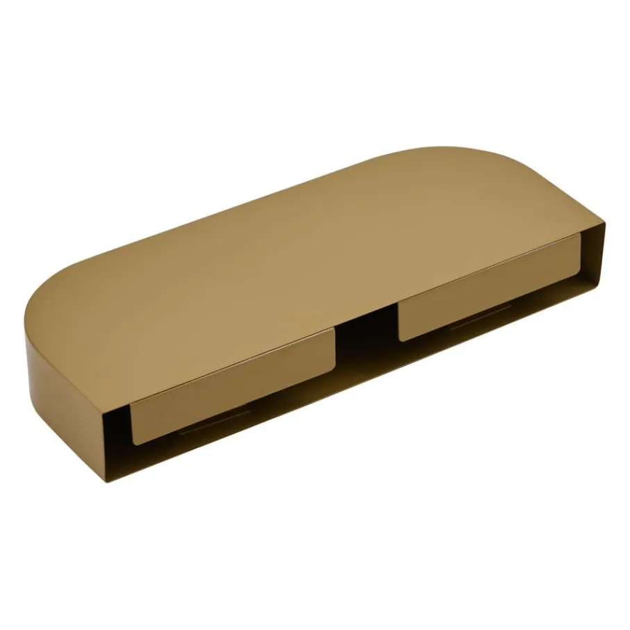 Wandrekken & Planken< Wandplank Disk Mosterd - 50x20 cm