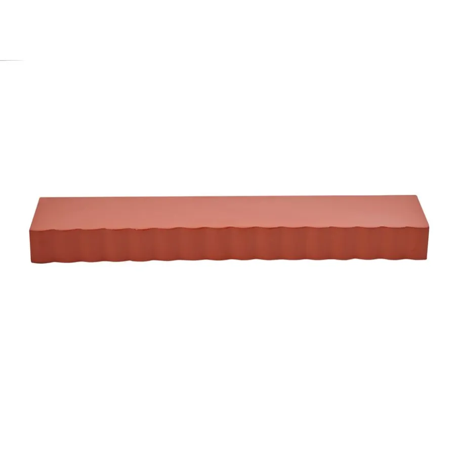Wandrekken & Planken< Wandplank Weaves Steenrood - 60x15 cm