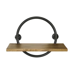 Wandrekken & Planken|Wandrekken< Wandrek Aurano Mango / Zwart - Ø 30 cm