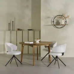 Wandrekken & Planken|Wandrekken< Wandrek Aurano Mango / Zwart - Ø 30 cm