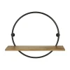 Wandrekken & Planken|Wandrekken< Wandrek Aurano Mango / Zwart - Ø 60 cm