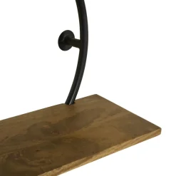 Wandrekken & Planken|Wandrekken< Wandrek Aurano Mango / Zwart - Ø 60 cm