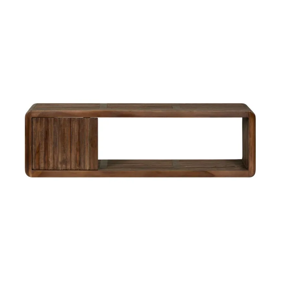Wandrekken & Planken|Wandrekken< Wandrek Ponti Donkerbruin - 85x25 cm