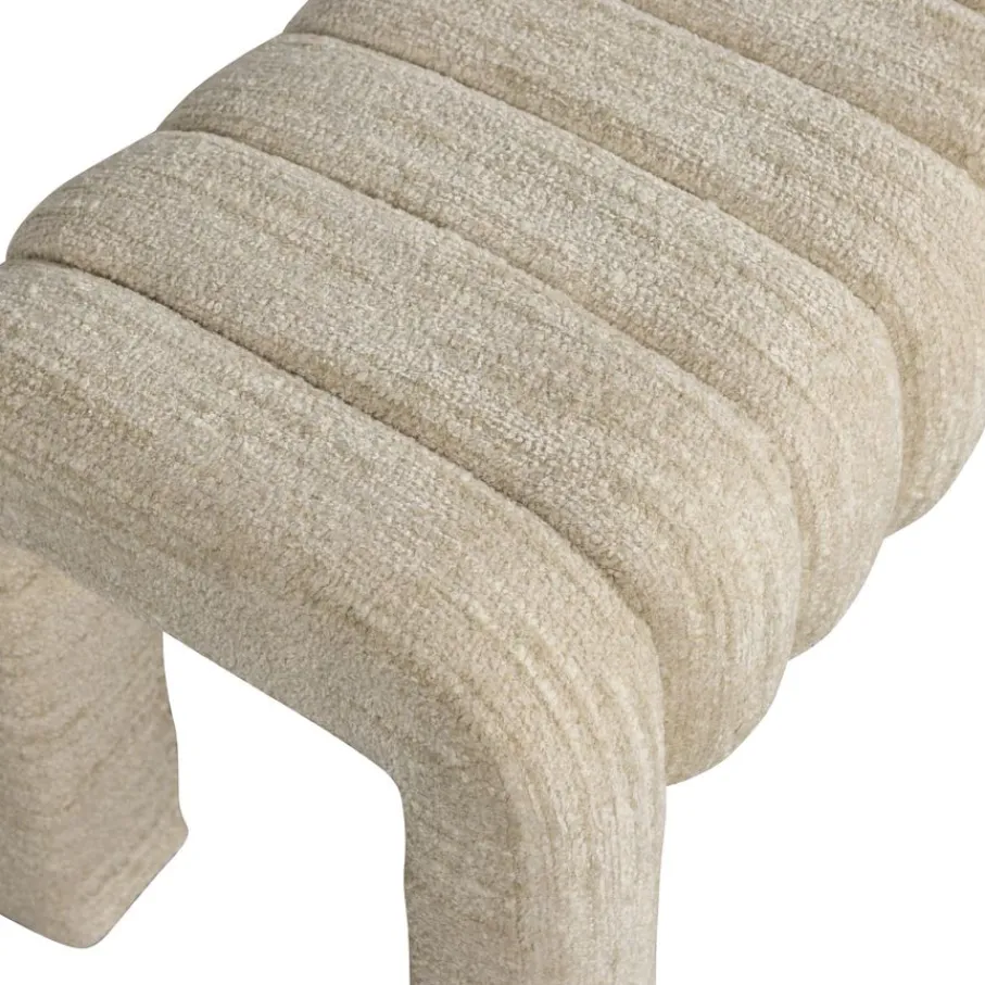 Poefs & Krukjes<WOOOD Bank Frex Beige - 110x43 cm