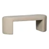 Poefs & Krukjes|Eetkamerbanken<WOOOD Bank Jacob Beige - 130x46 cm