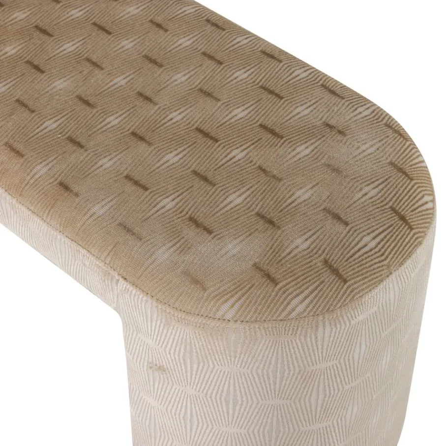 Poefs & Krukjes|Eetkamerbanken<WOOOD Bank Jacob Beige - 130x46 cm