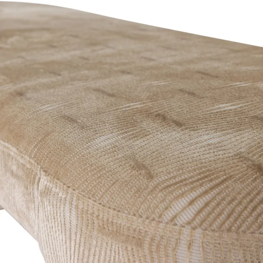 Poefs & Krukjes|Eetkamerbanken<WOOOD Bank Jacob Beige - 130x46 cm