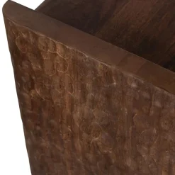 Poefs & Krukjes|Eetkamerbanken<WOOOD Bank Prop Bruin - 120 cm