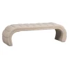 Poefs & Krukjes|Eetkamerbanken<WOOOD Bank Traffic Beige - 163x51 cm