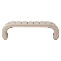 Poefs & Krukjes|Eetkamerbanken<WOOOD Bank Traffic Beige - 163x51 cm