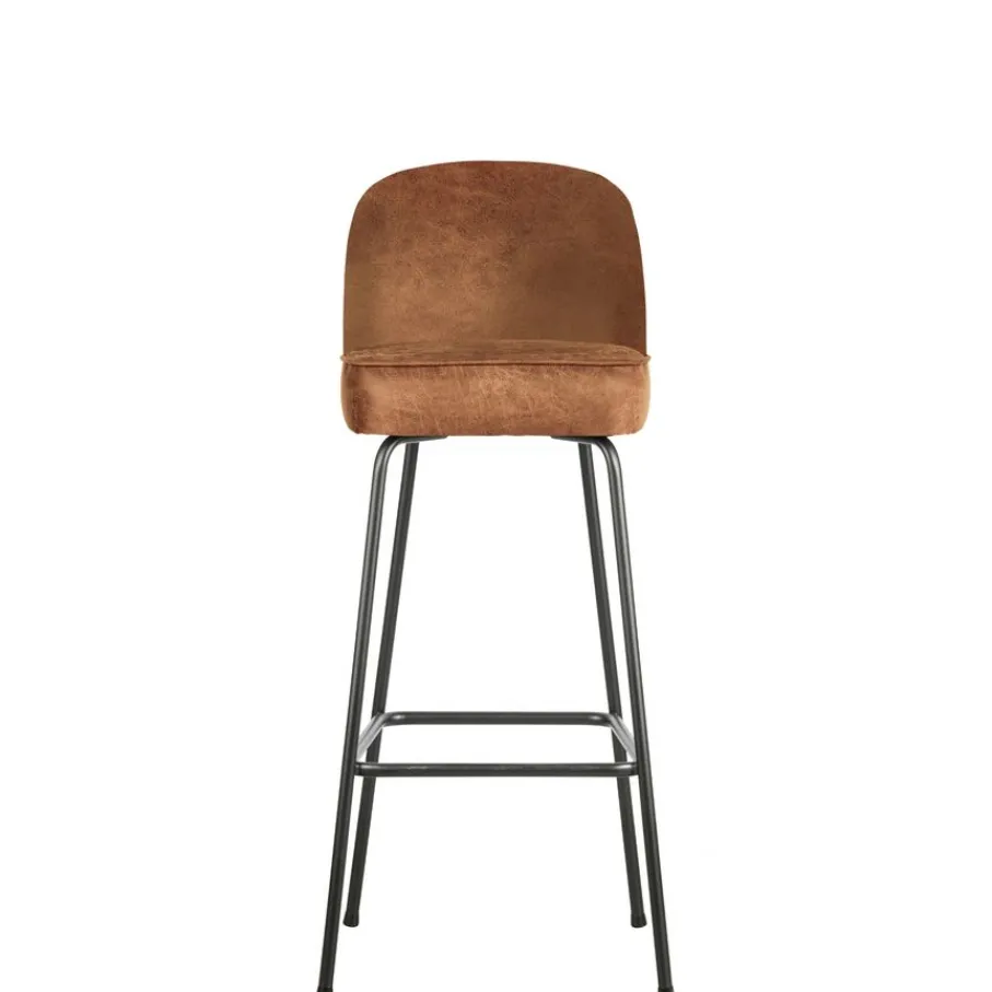 Barkrukken|Barkrukken<WOOOD Barkruk Vogue Cognac - 80 cm