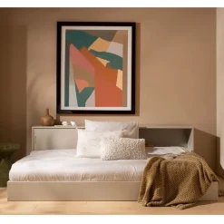 Eenpersoonsbedden<WOOOD Bed Carter Dust - 90x200 cm