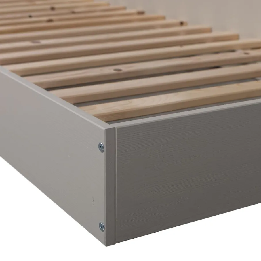 Eenpersoonsbedden<WOOOD Bed Carter Dust - 90x200 cm