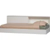 Eenpersoonsbedden<WOOOD Bed Carter Wit - 90x200 cm