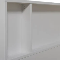 Eenpersoonsbedden<WOOOD Bed Carter Wit - 90x200 cm