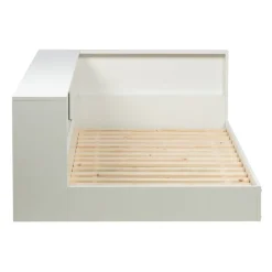 Eenpersoonsbedden<WOOOD Bed Connect Wit - 90x200 cm